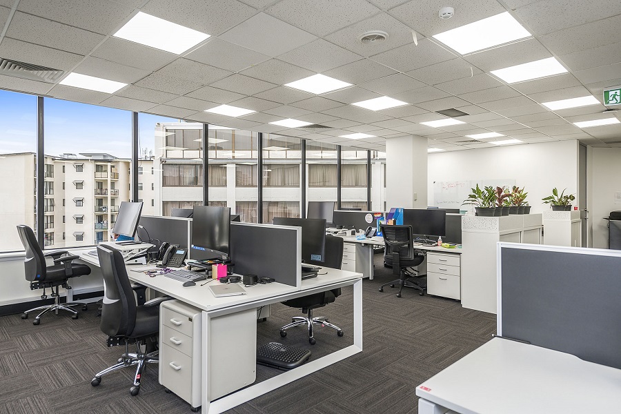 Open Plan Area - YACWA Office Fitout East Perth