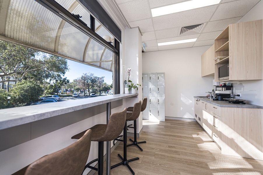 Booragoon Eye Clinic Medical Fitout - Breakout Area