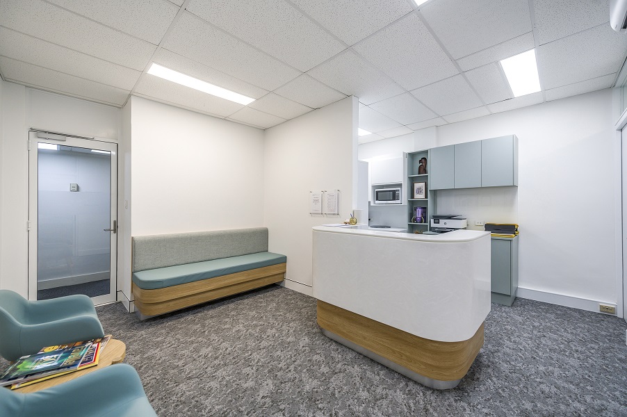 Dr Henley Medical Fitout - Reception