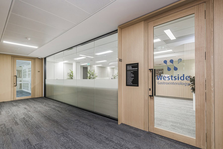 Westside Gastroenterology Medical Fitout - Glazing